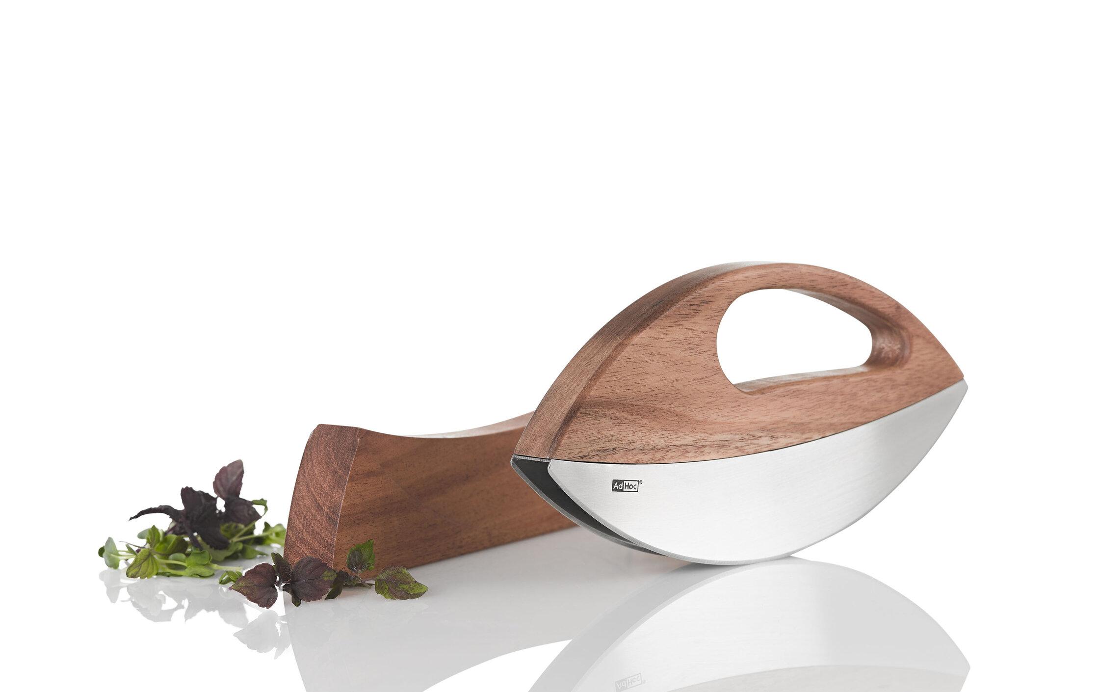 AdHoc Doppel-Wiegemesser Wave Braun