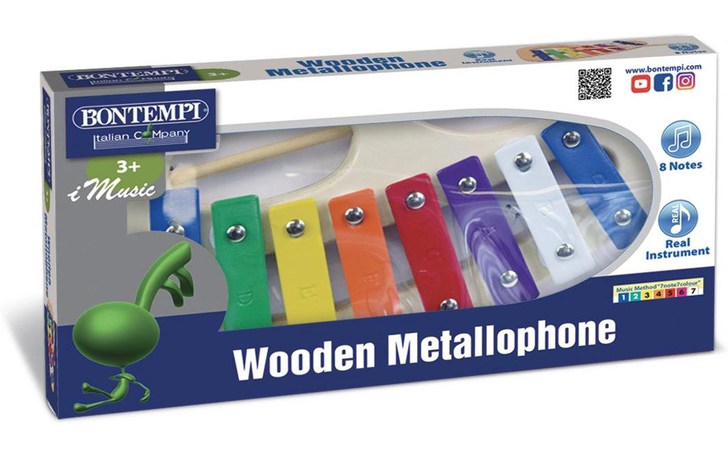 Bontempi Metallophon mit 8 Metallplättchen