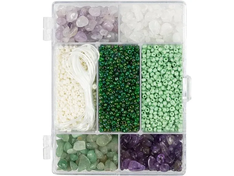 Creativ Company Perlen-Set Kristalle, Sortierte Farben