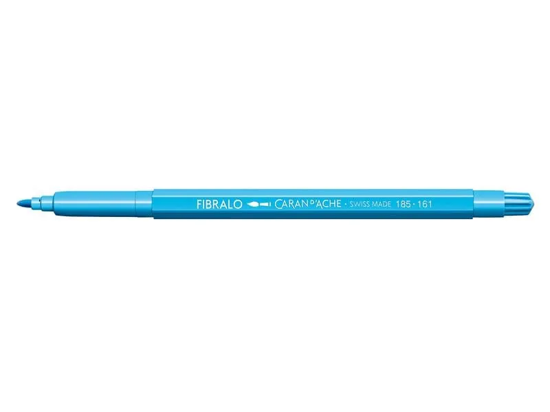 Caran d'Ache Filzstift Fibralo 1 Stück, Hellblau