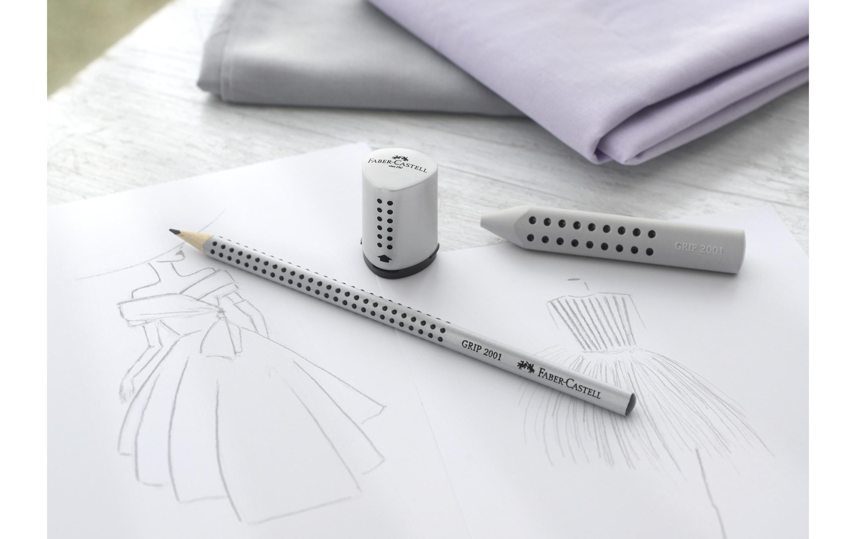 Faber-Castell Radiergummi Grip2001 Grau Faber-Castell Radiergummi Grip2001 Grau