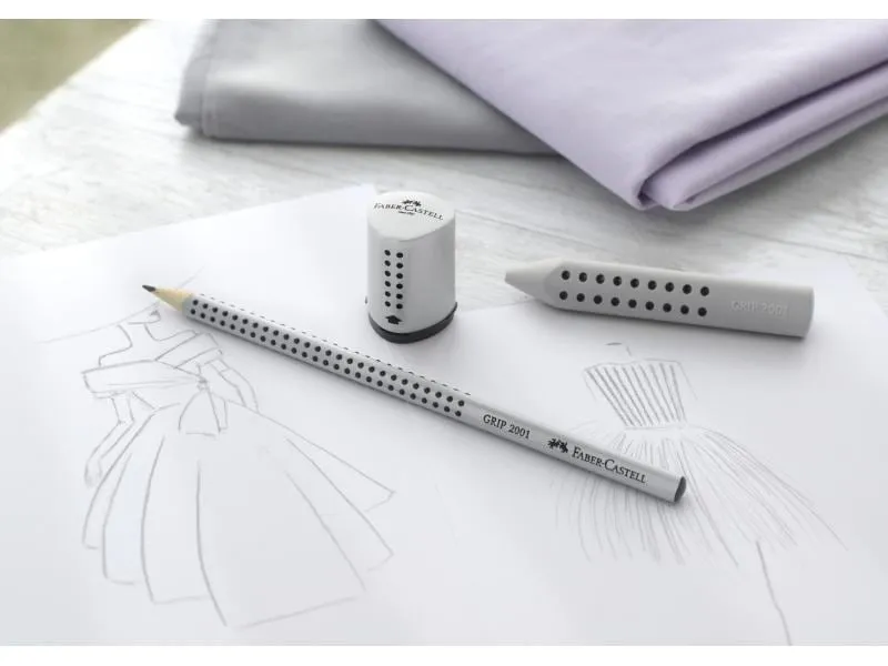 Faber-Castell Radiergummi Grip2001 Grau Faber-Castell Radiergummi Grip2001 Grau