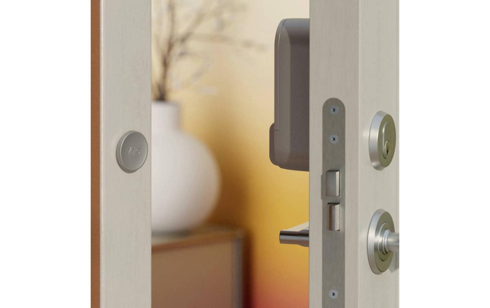 Yale Schloss Linus L2 Smart Lock, CH+EU-Zylinder, Silber
