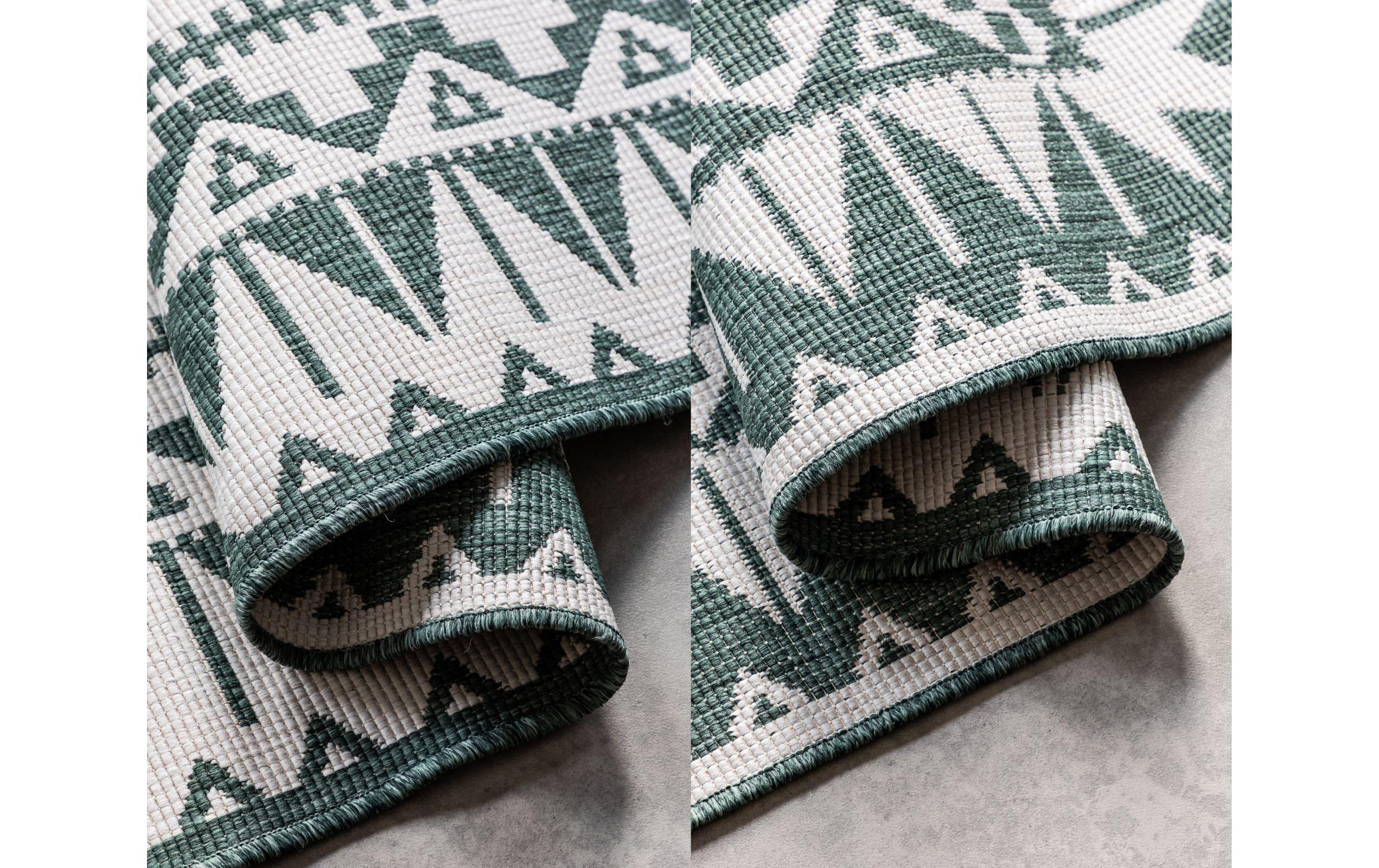 Elle Decoration Teppich Dynamic 120 x 170 cm, Green