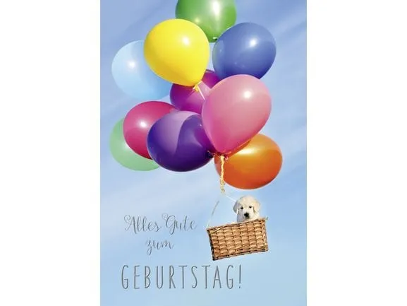 ABC Glückwunschkarte Geburtstag 12.5 x 17.6 cm