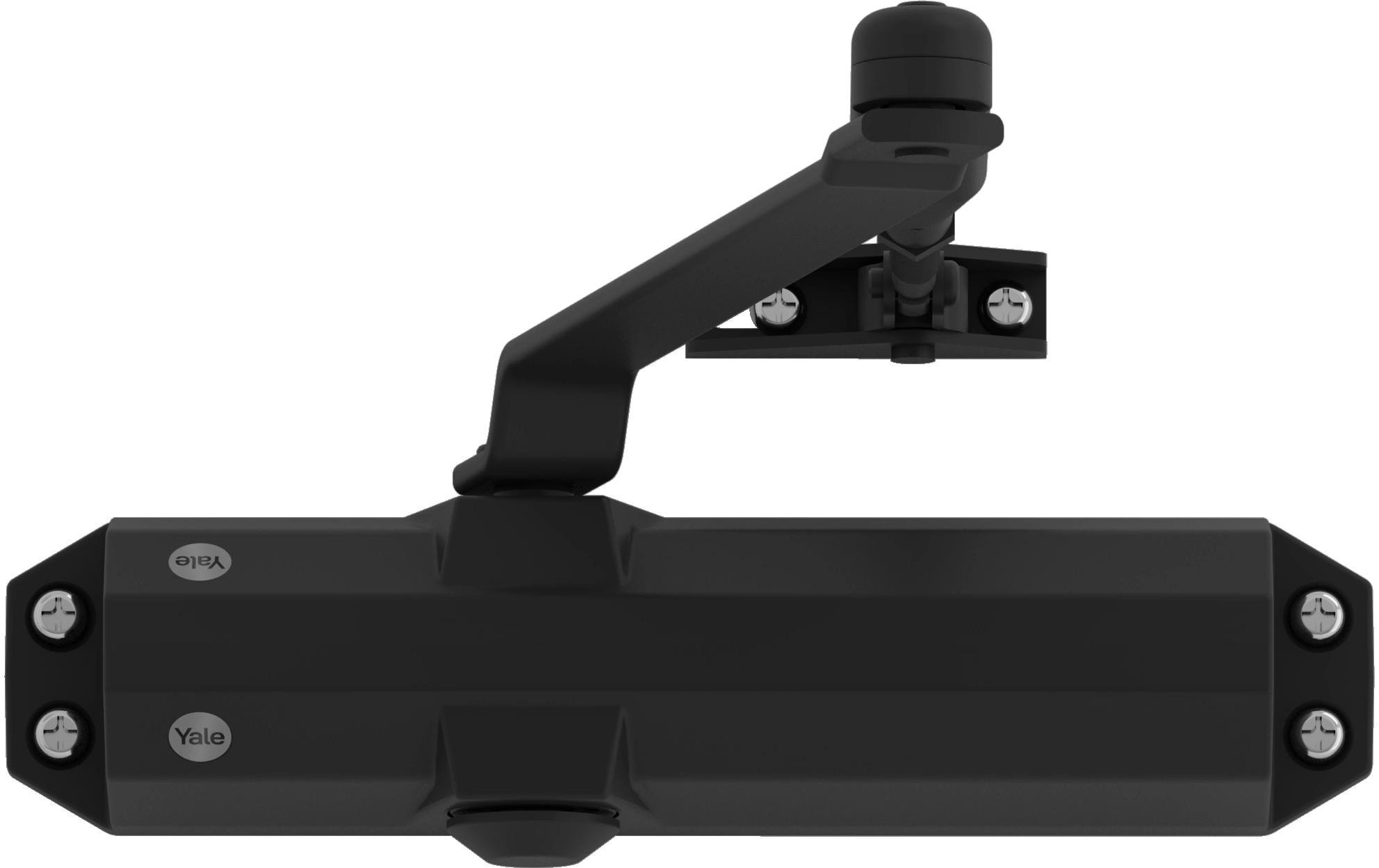 Yale Türschliesser mit Standardarm, Serie 4500 Schwarz