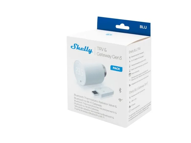 Shelly Smarter Thermostat 1 BLU TRV Shelly Smarter Thermostat 1 BLU TRV