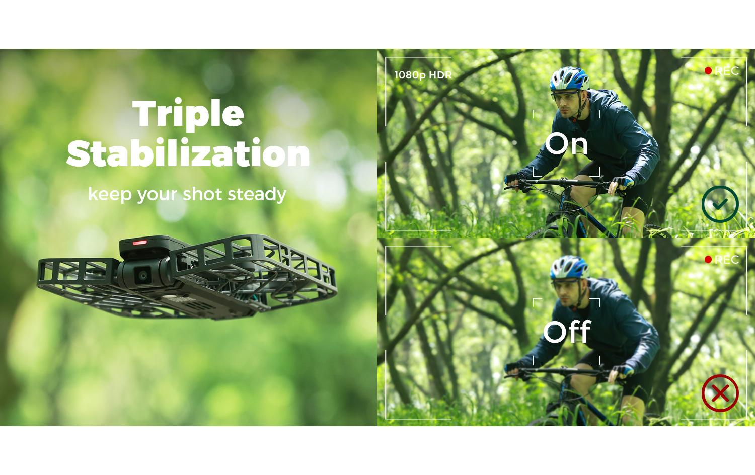 HOVERAir Multikopter HoverAir X1 Standard Weiss, RTF