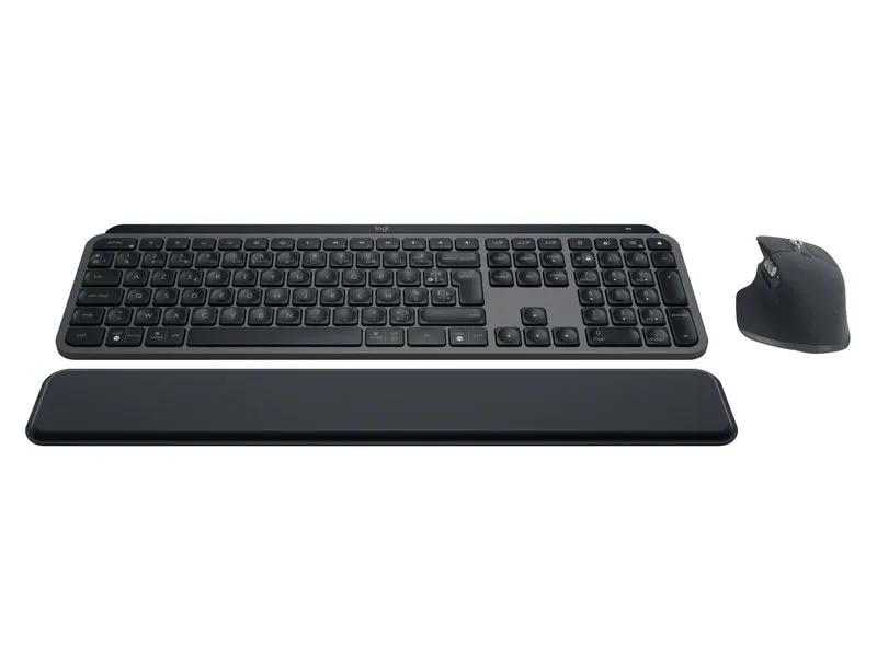 Logitech MX Keys Combo Gen 2 kabellos AZERTY Graphit Logitech MX Keys Combo Gen 2 kabellos AZERTY Graphit