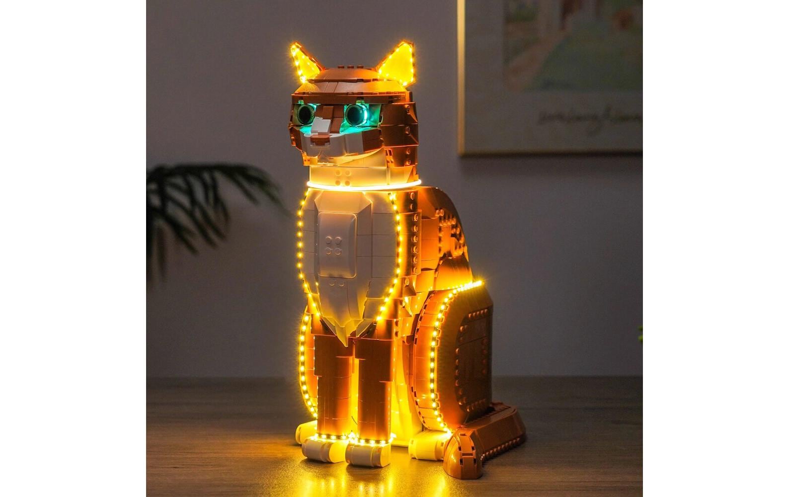 BrickBling LED-Licht-Set für LEGO® 21376 Katze