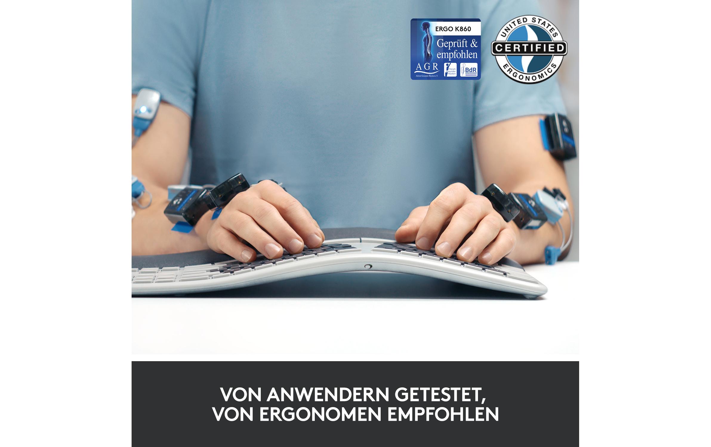 Logitech Tastatur Ergo K860