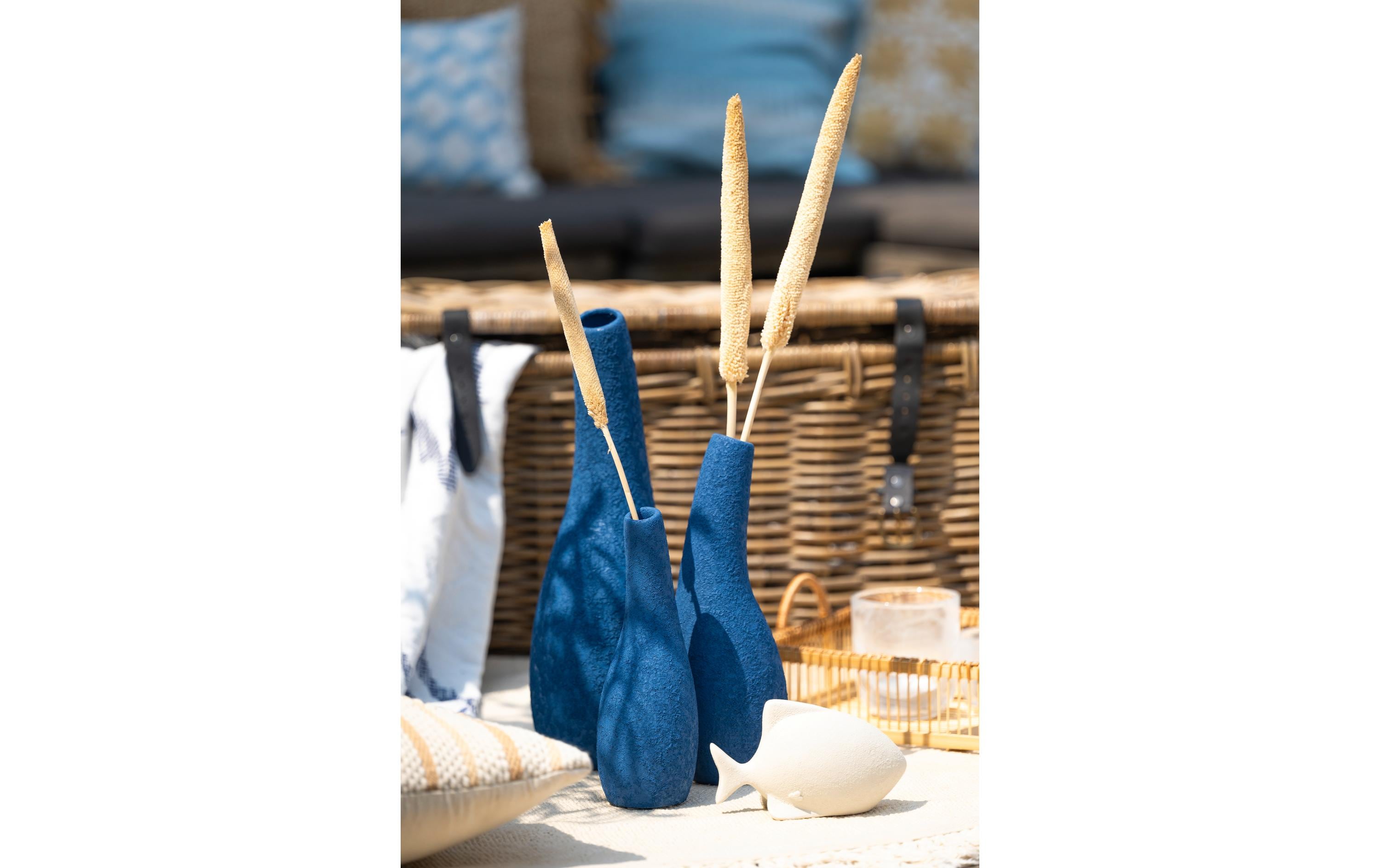 Leonardo Vase Salerno 25 cm, Blau