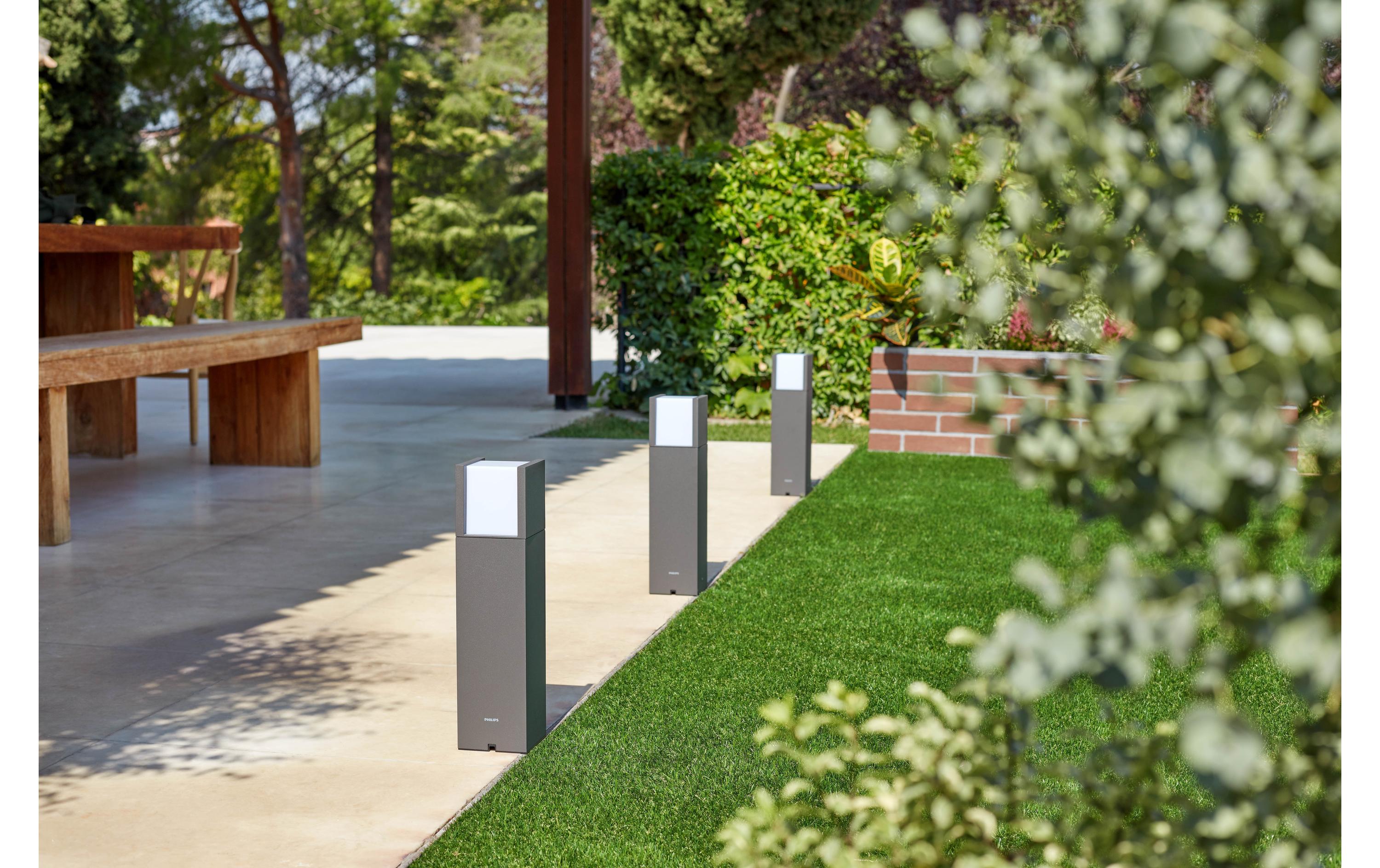 Philips Outdoor Niedervolt Arbour Sockel-Erweiterung 2700K anthrazit