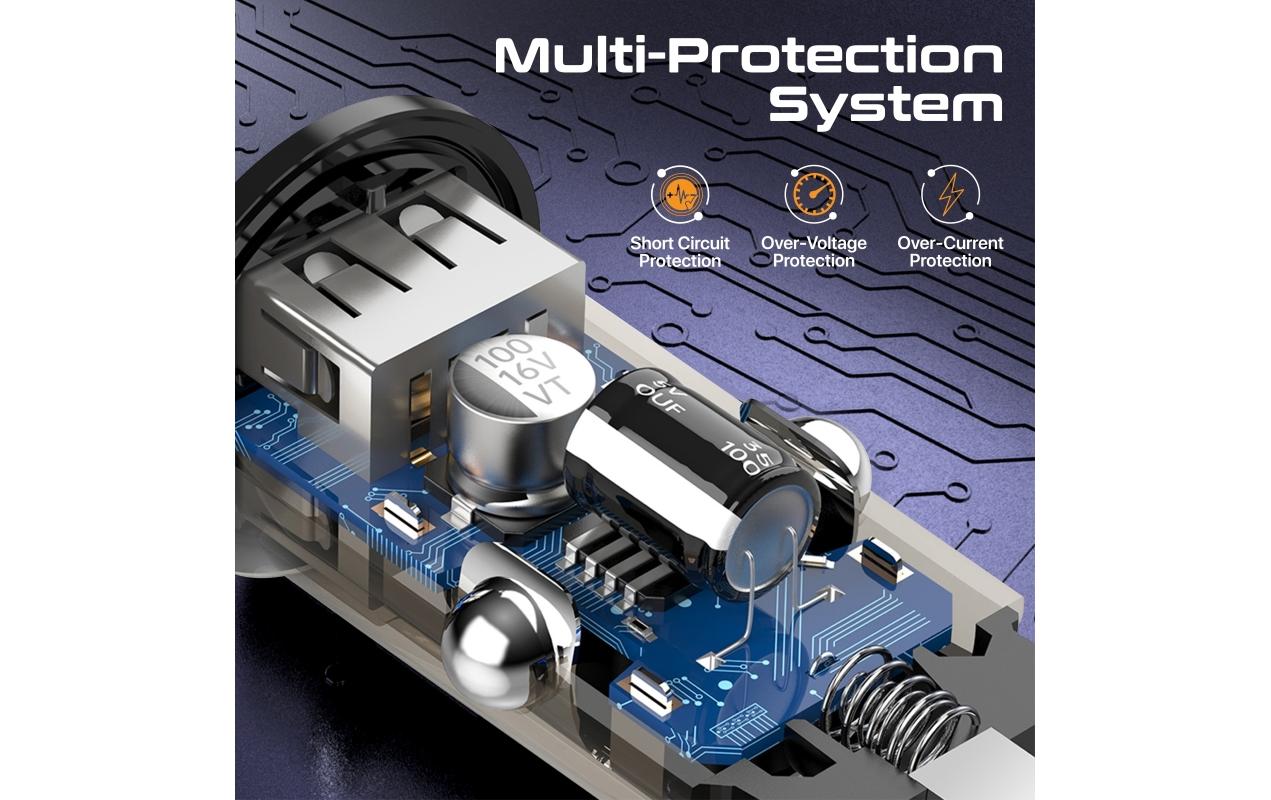 Promate TransDrive-65W USB-Ladegerät