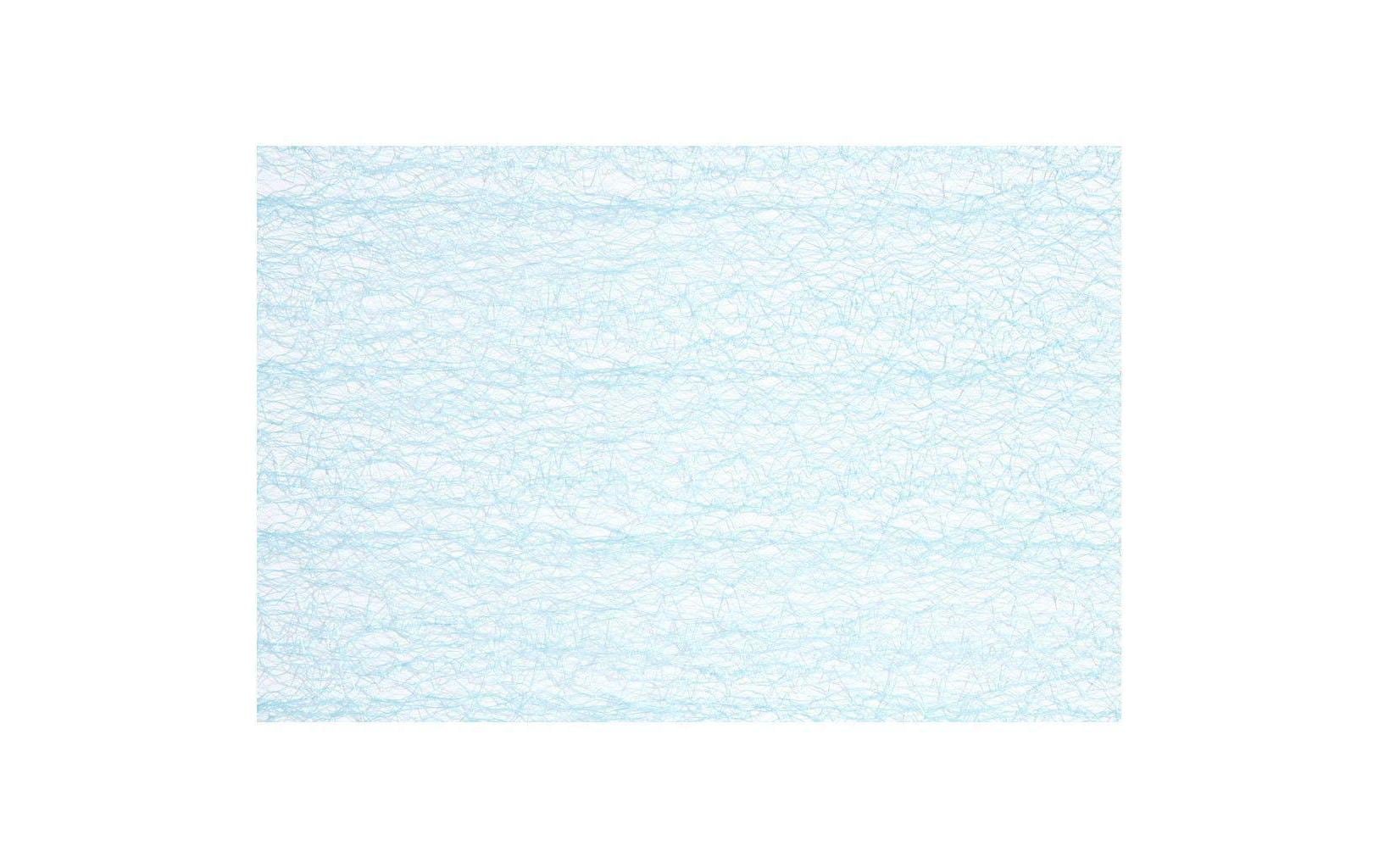 Creativ Company Tischläufer Netz 30 cm x 10 m, Hellblau