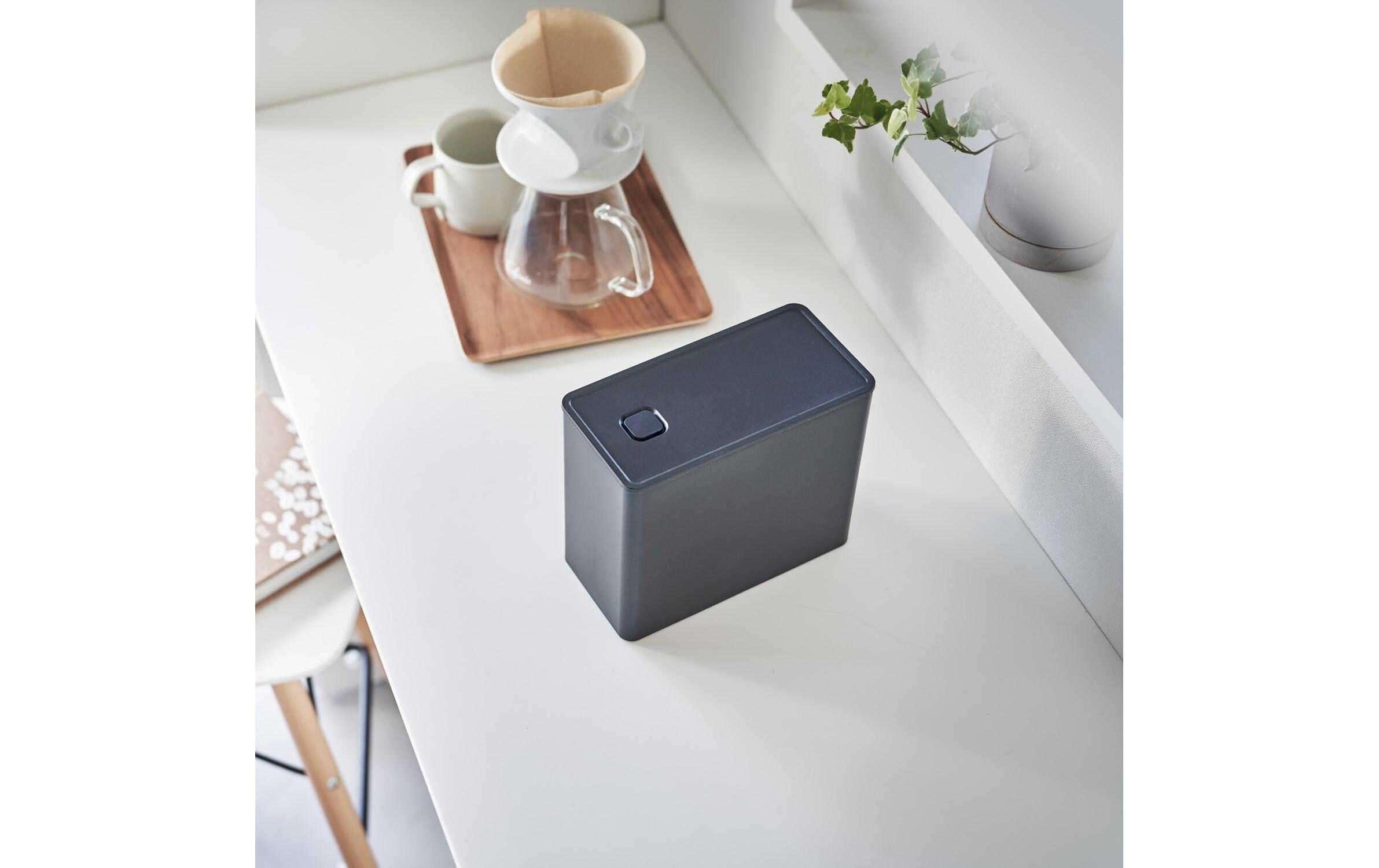 Yamazaki Vorratsdose Tower 1.6 l, Schwarz