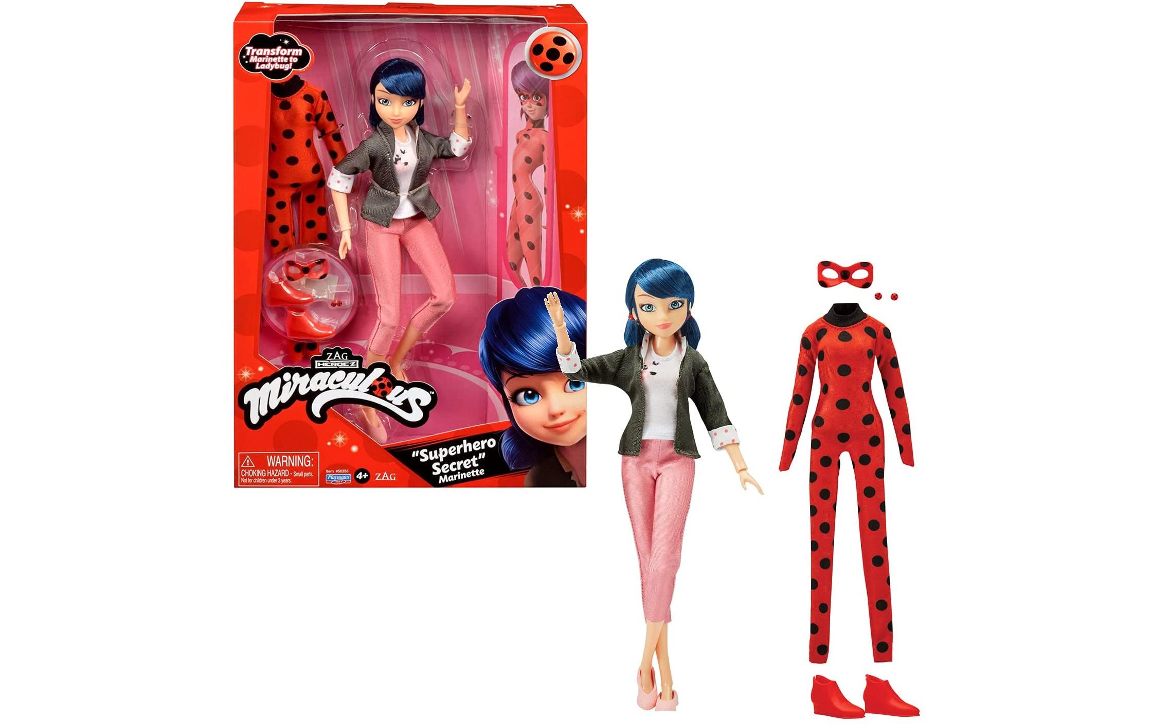 BANDAI Puppe Superhero Secret Marinette 26 cm