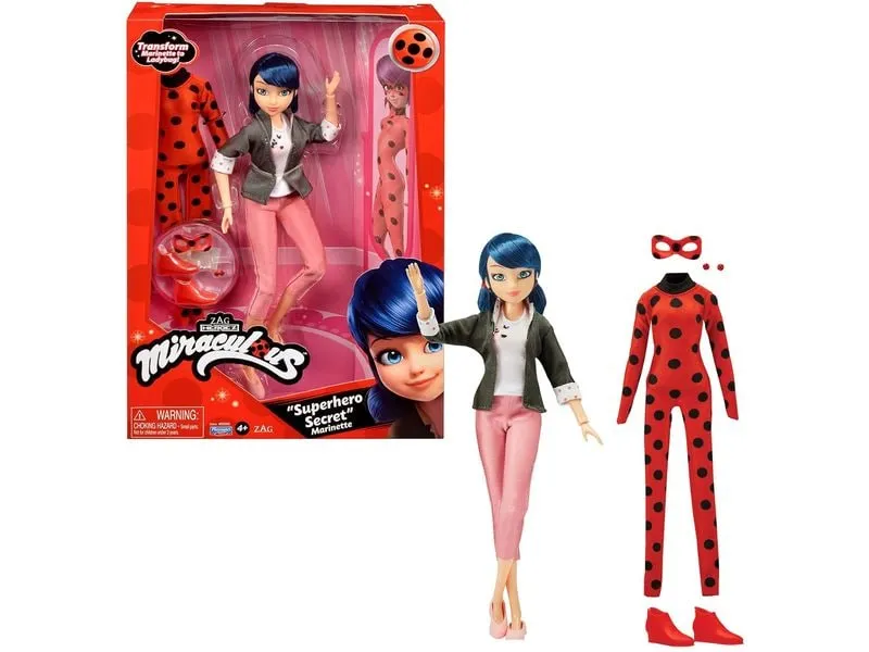 BANDAI Puppe Superhero Secret Marinette 26 cm BANDAI Puppe Superhero Secret Marinette 26 cm