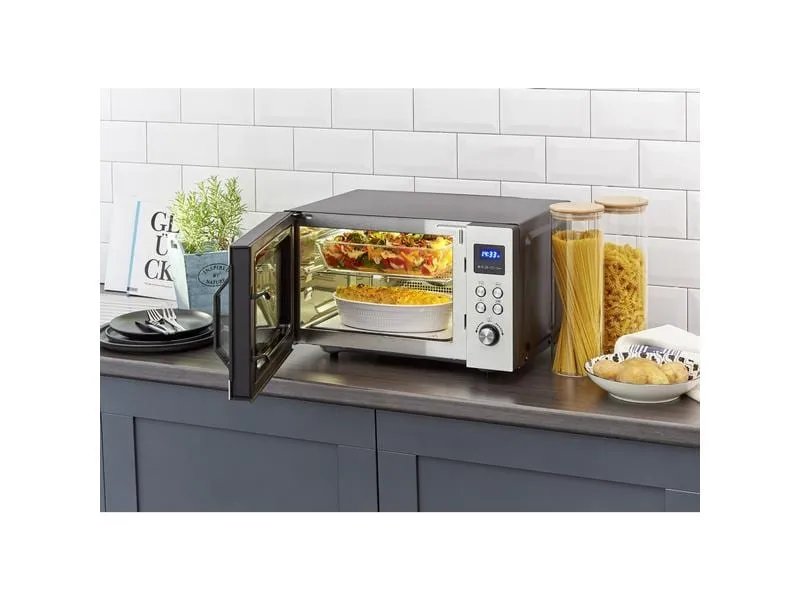 Severin Mikrowelle mit Grill MW7777 Silber