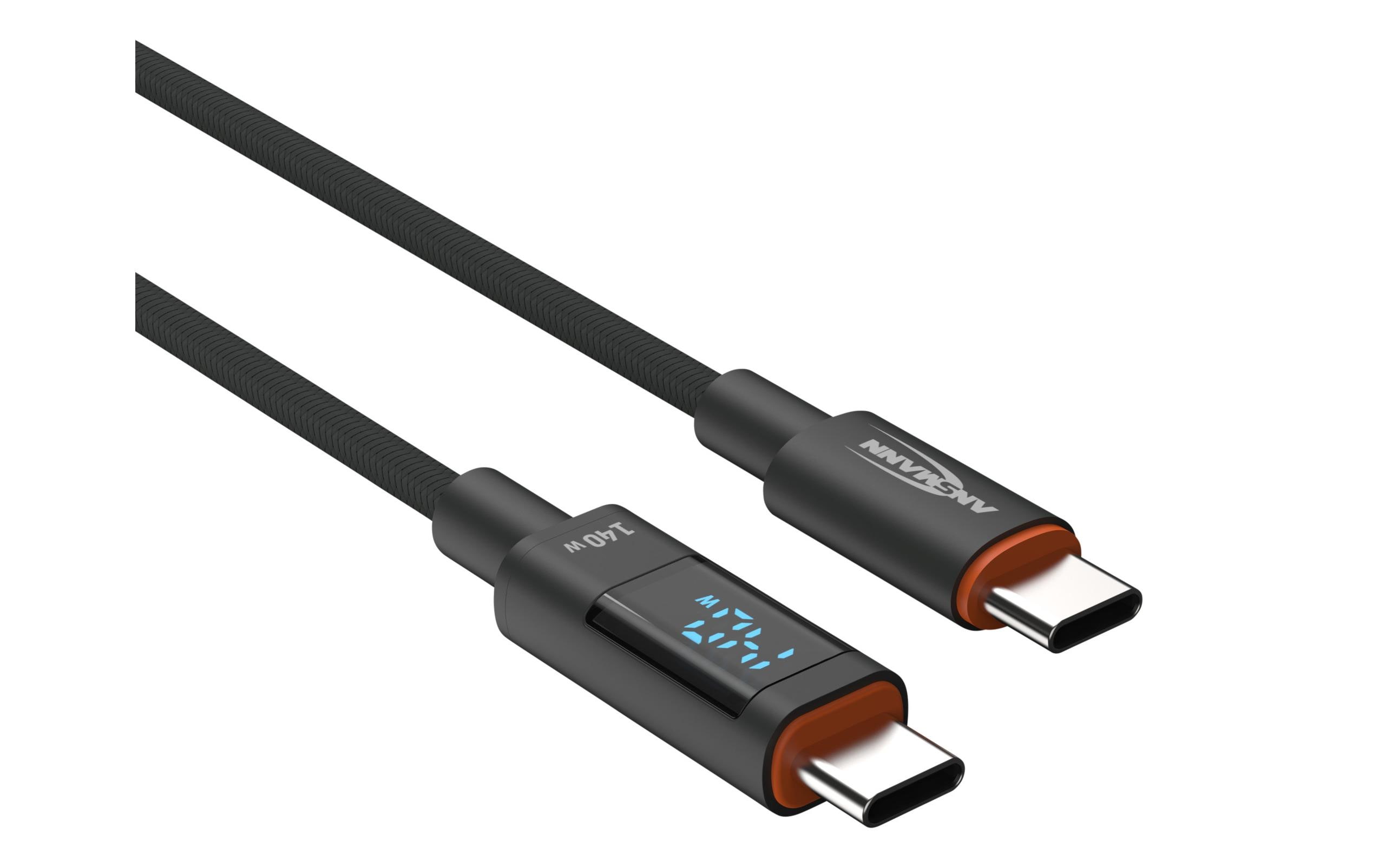 Ansmann USB-Ladekabel Typ-C auf USB Typ-C Kabel, 200 cm Ansmann USB-Ladekabel Typ-C auf USB Typ-C Kabel, 200 cm