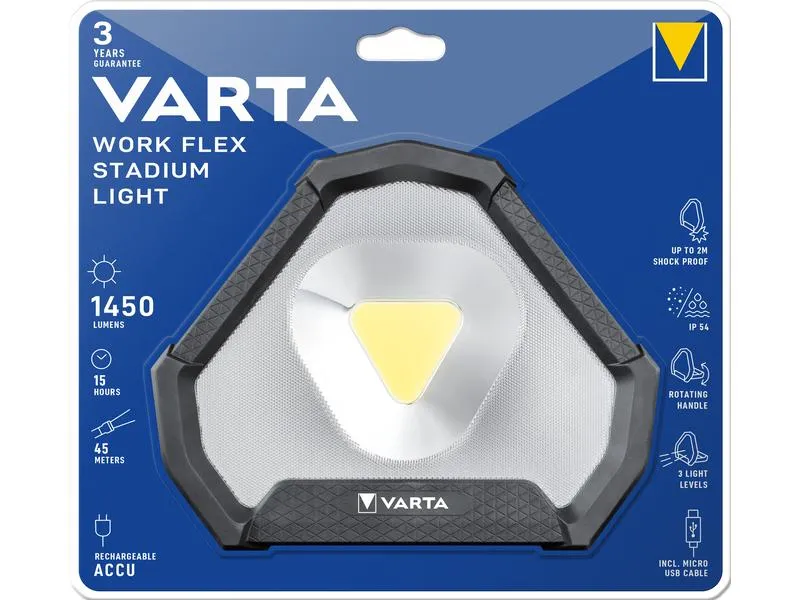 Varta Akku Scheinwerfer Work Light Flex Stadium Varta Akku Scheinwerfer Work Light Flex Stadium