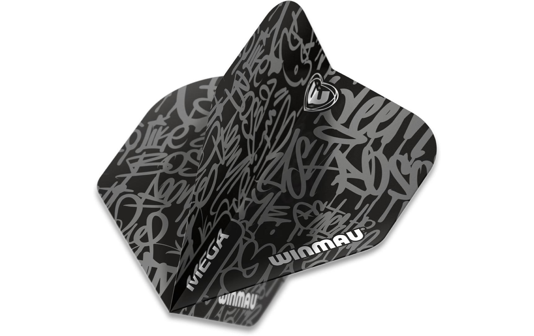 Winmau Dartflight, Schwarz, 3 Stück