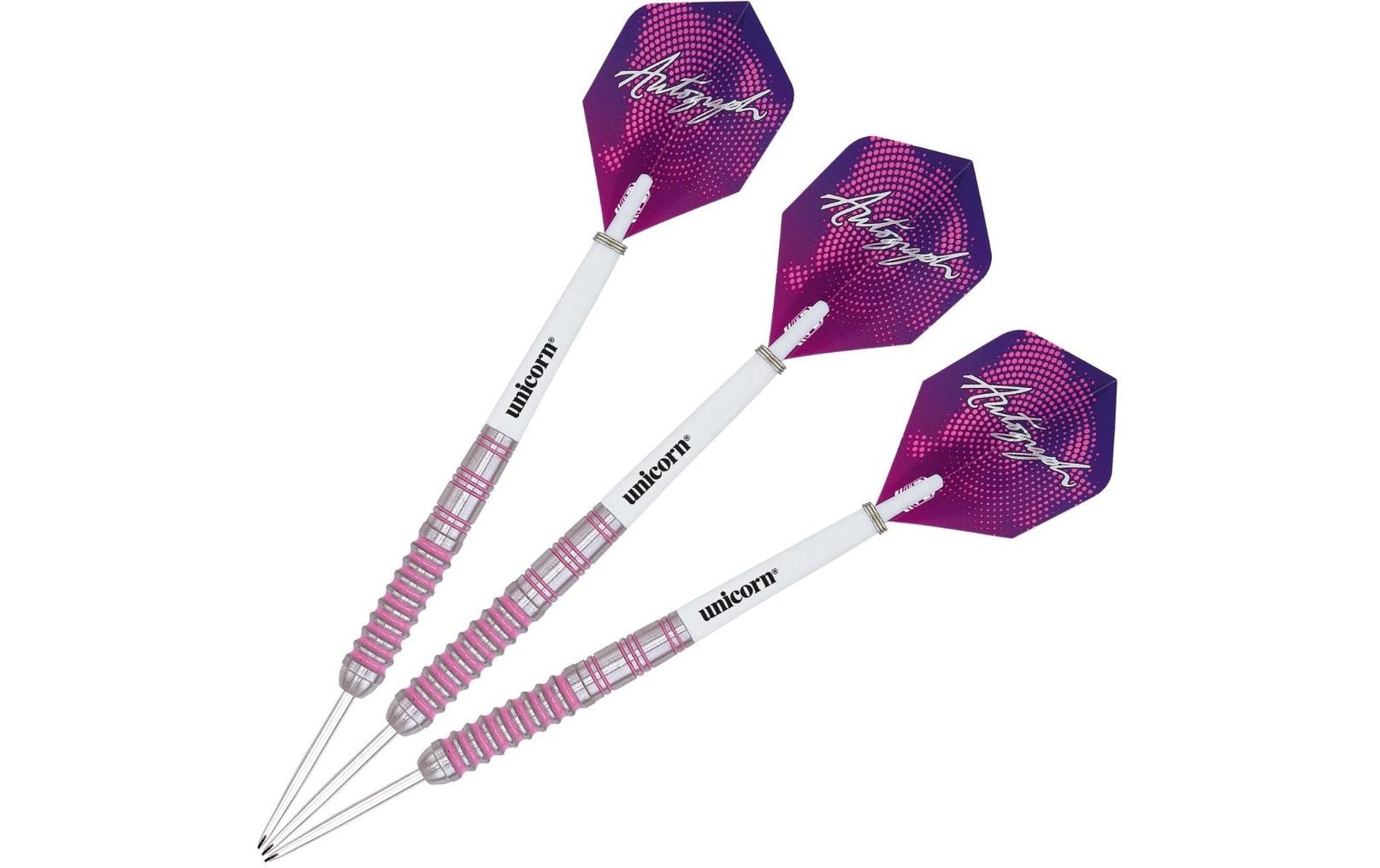 Unicorn Dartpfeile Autograph 26g Pink, 3 Stück Unicorn Dartpfeile Autograph 26g Pink, 3 Stück