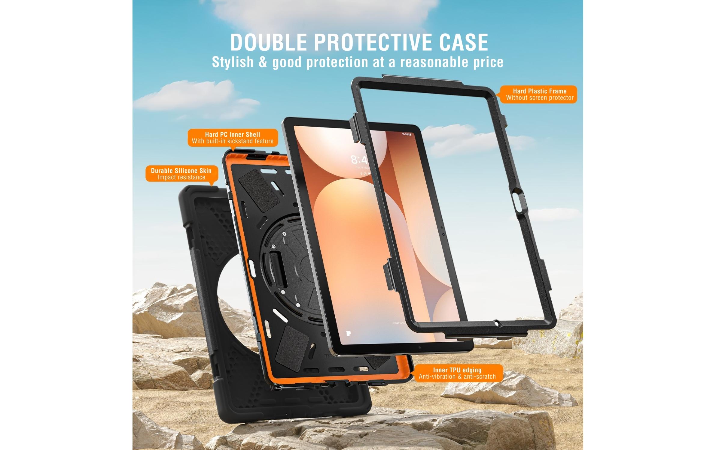 4smarts Tablet Back Cover Rugged Case Grip Samsung Galaxy Tab A11+