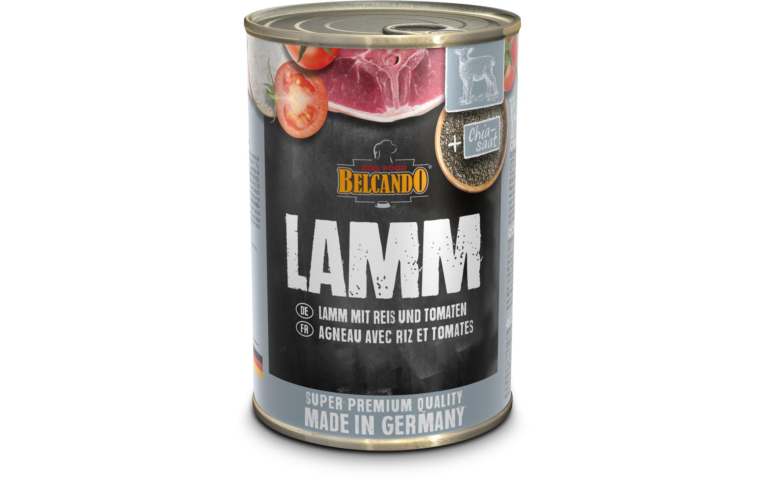 Belcando Nassfutter Lamm mit Reis & Tomate, 400g