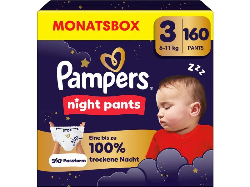 Pampers Baby Dry Night Pants Grösse 3 Pampers Baby Dry Night Pants Grösse 3