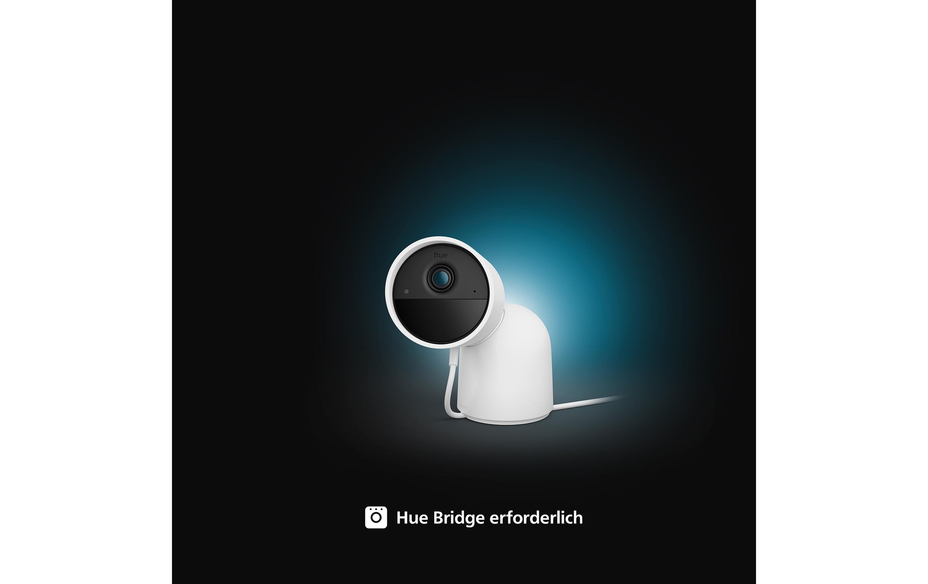 Philips Hue Secure kabelgebundene Kamera mit Standfuss Weiss Philips Hue Secure kabelgebundene Kamera mit Standfuss Weiss