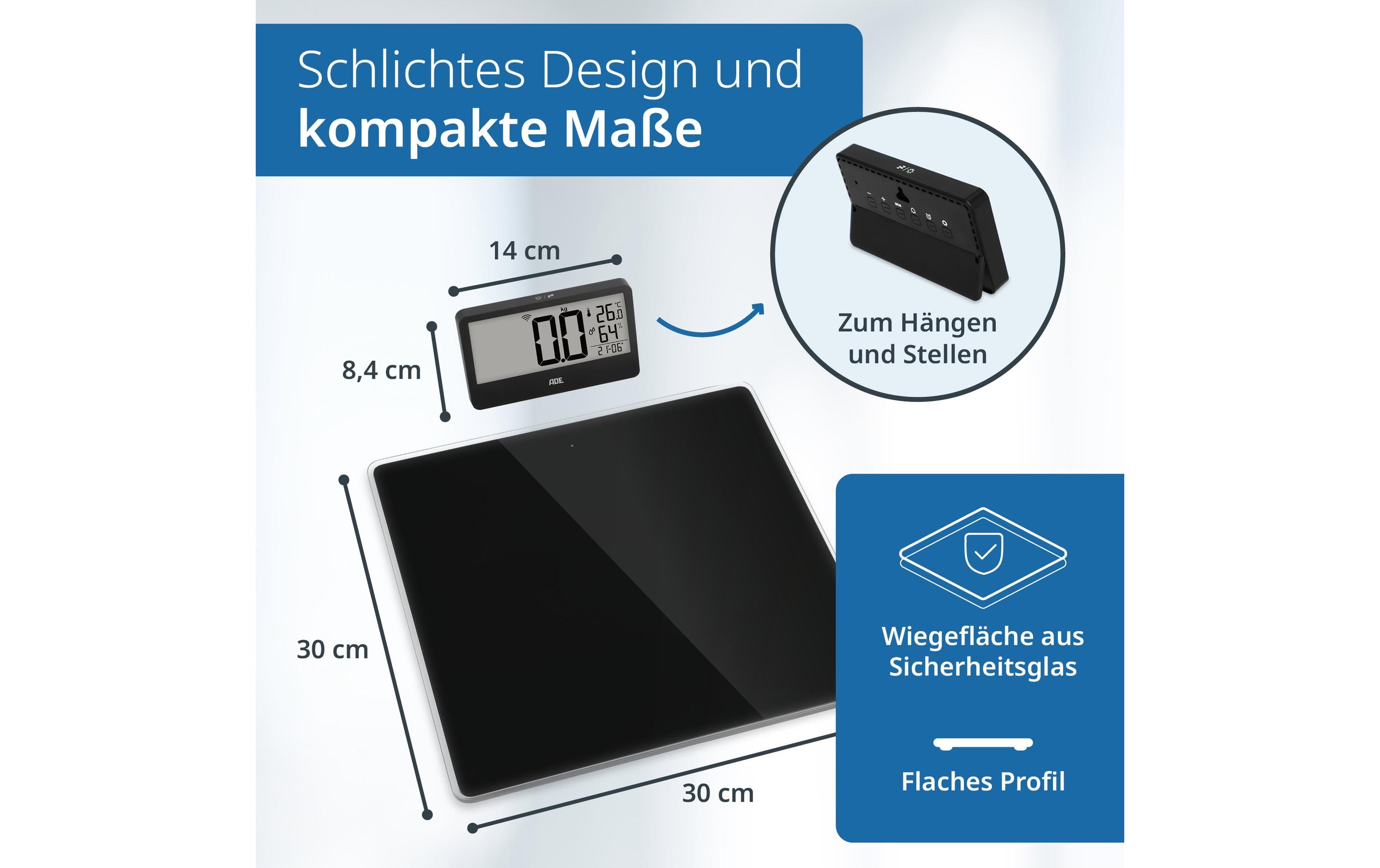 ADE Personenwaage Ronja BE2500-1 Schwarz
