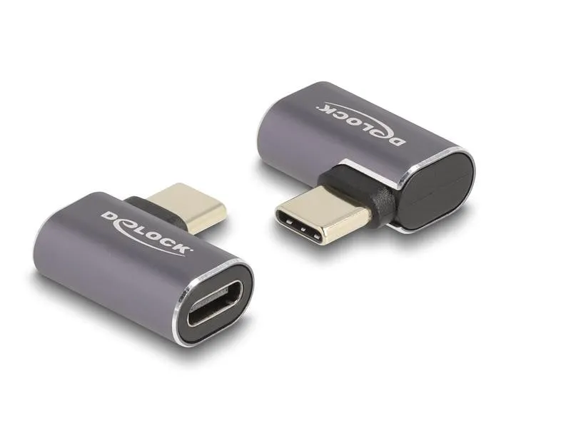 Delock USB-Adapter gewinkelt USB-C Stecker - USB-C Buchse