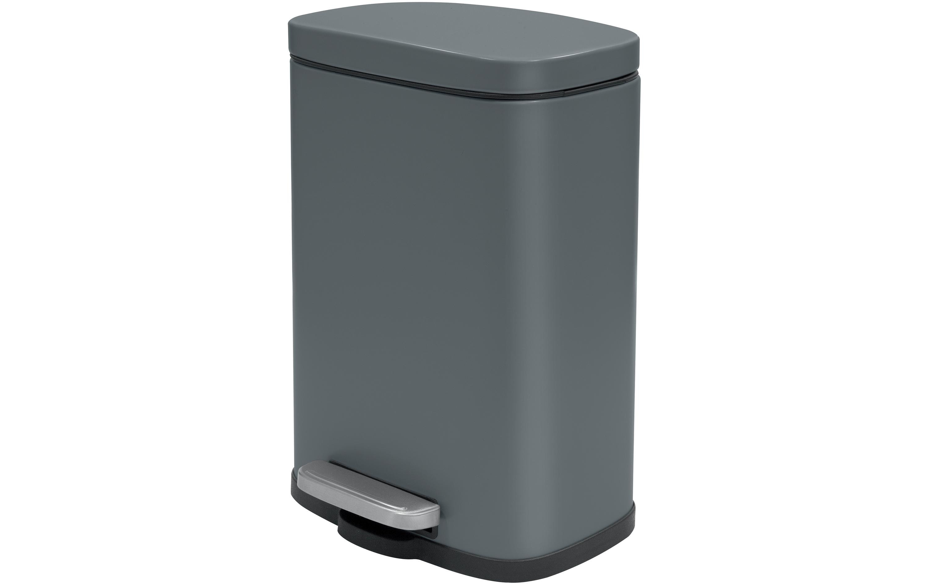 spirella Treteimer Poubelle Akira Matt 12 l, Grau