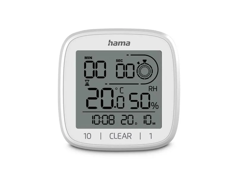 Hama Badezimmeruhr Zypern Grau/Weiss Hama Badezimmeruhr Zypern Grau/Weiss