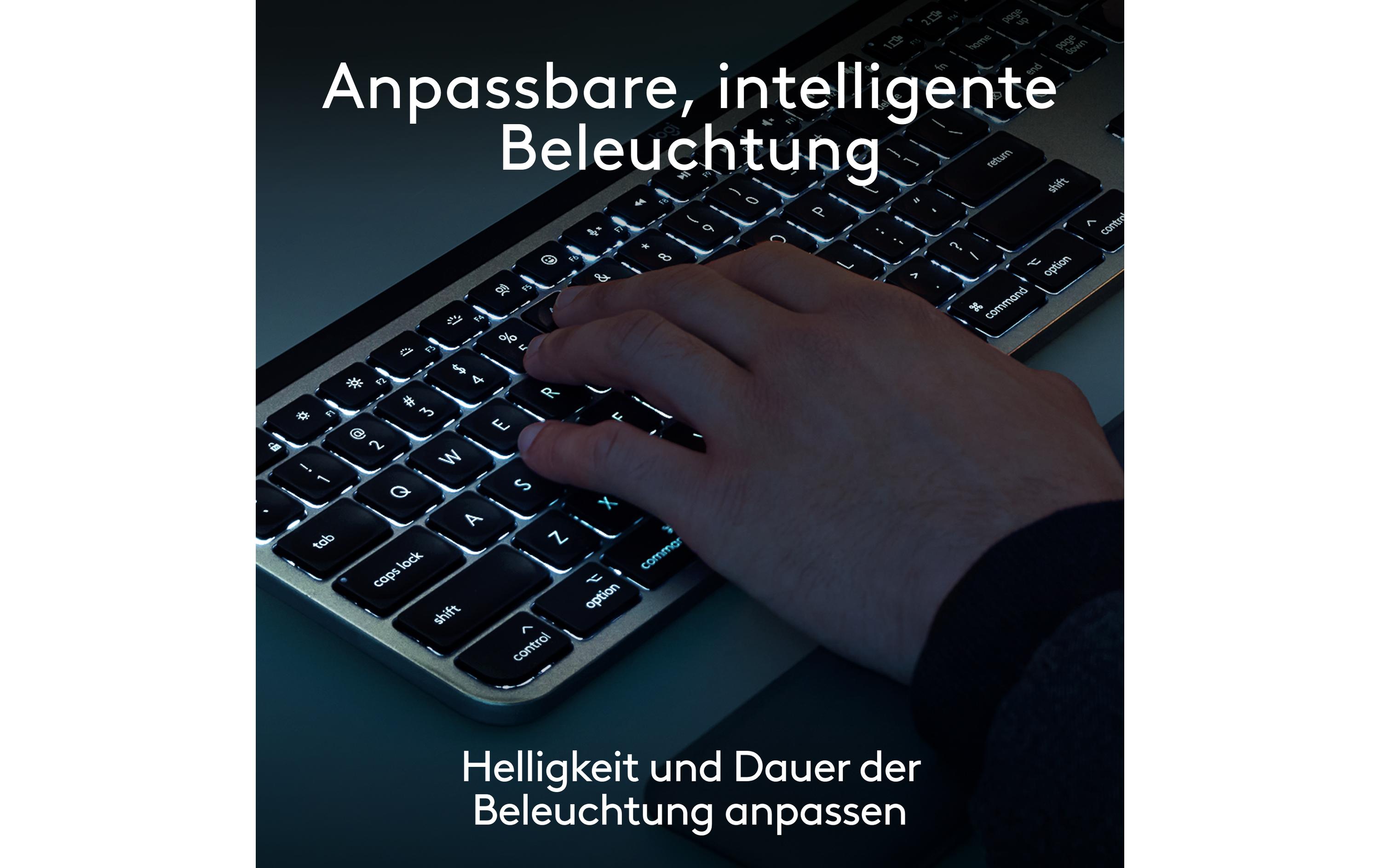 Logitech Tastatur-Maus-Set MX Keys S Combo for Mac Logitech Tastatur-Maus-Set MX Keys S Combo for Mac