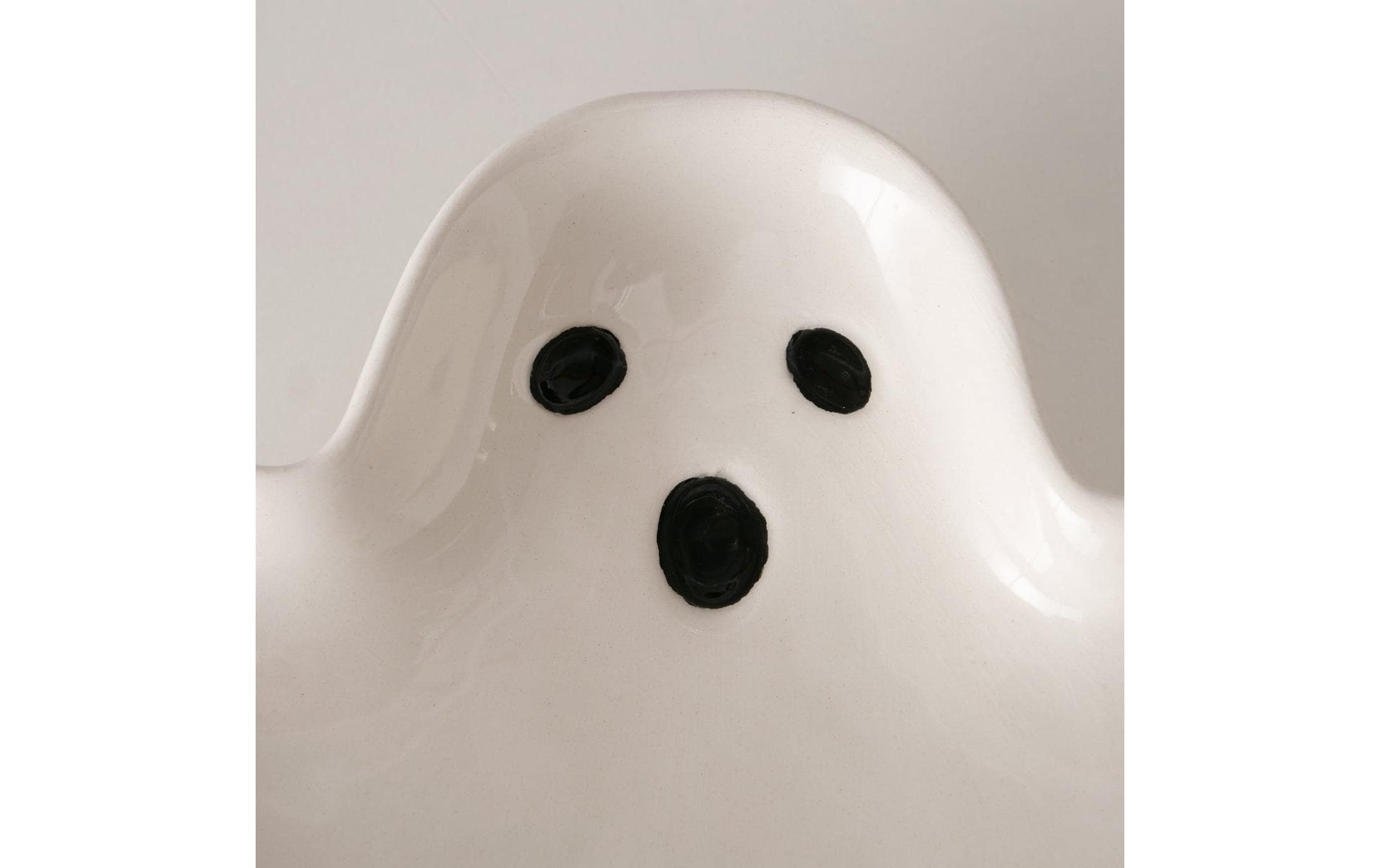 Boltze Aufsteller Teller Spooky Keramik, 20 x 16 x 2.5 cm