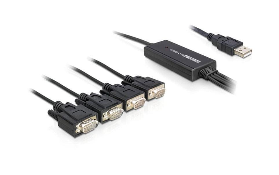 Delock Schnittstellenkabel USB - 4x Seriell Delock Schnittstellenkabel USB - 4x Seriell