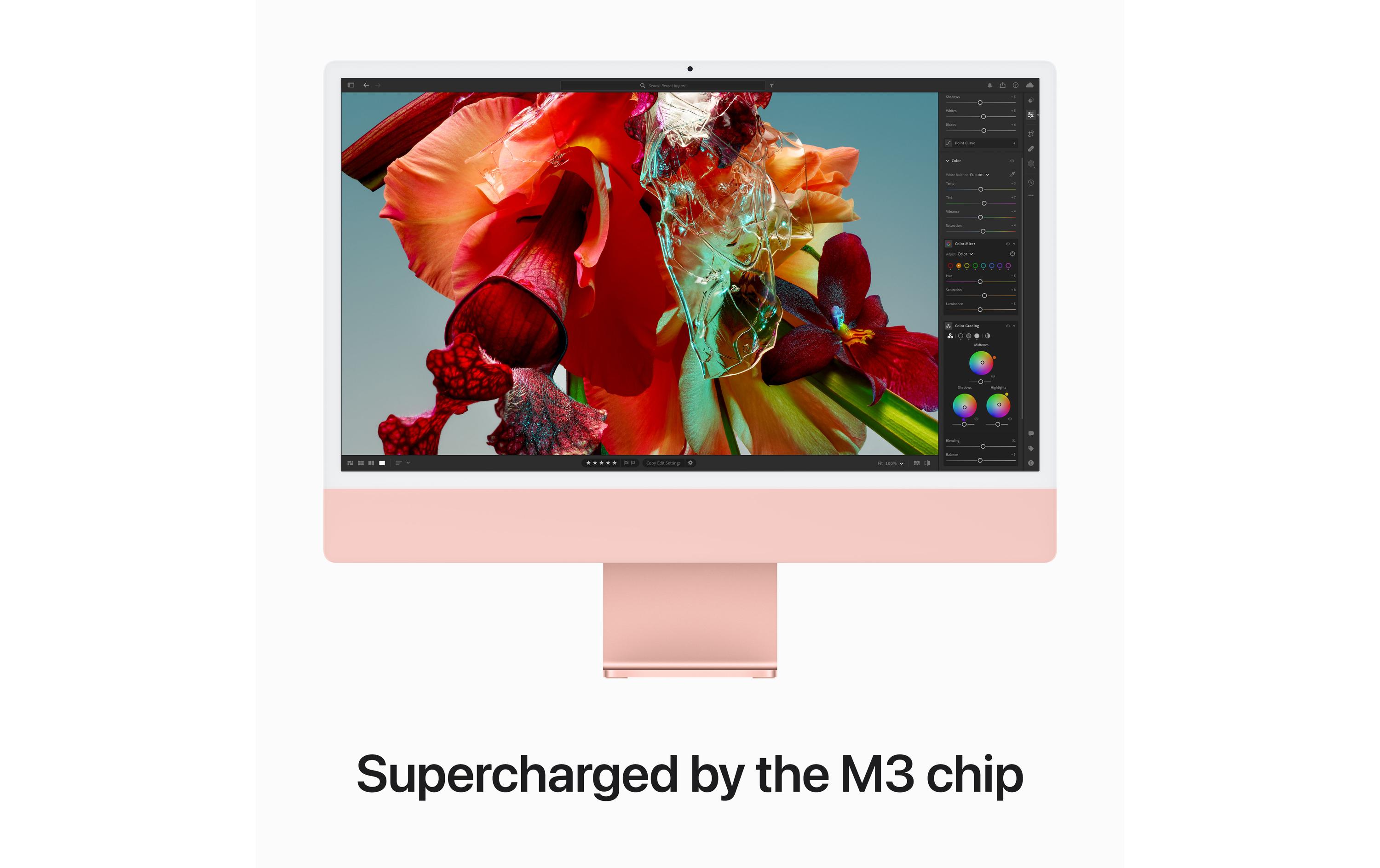 Apple iMac 24 M3 8C GPU / 256 GB / 8 GB Pink