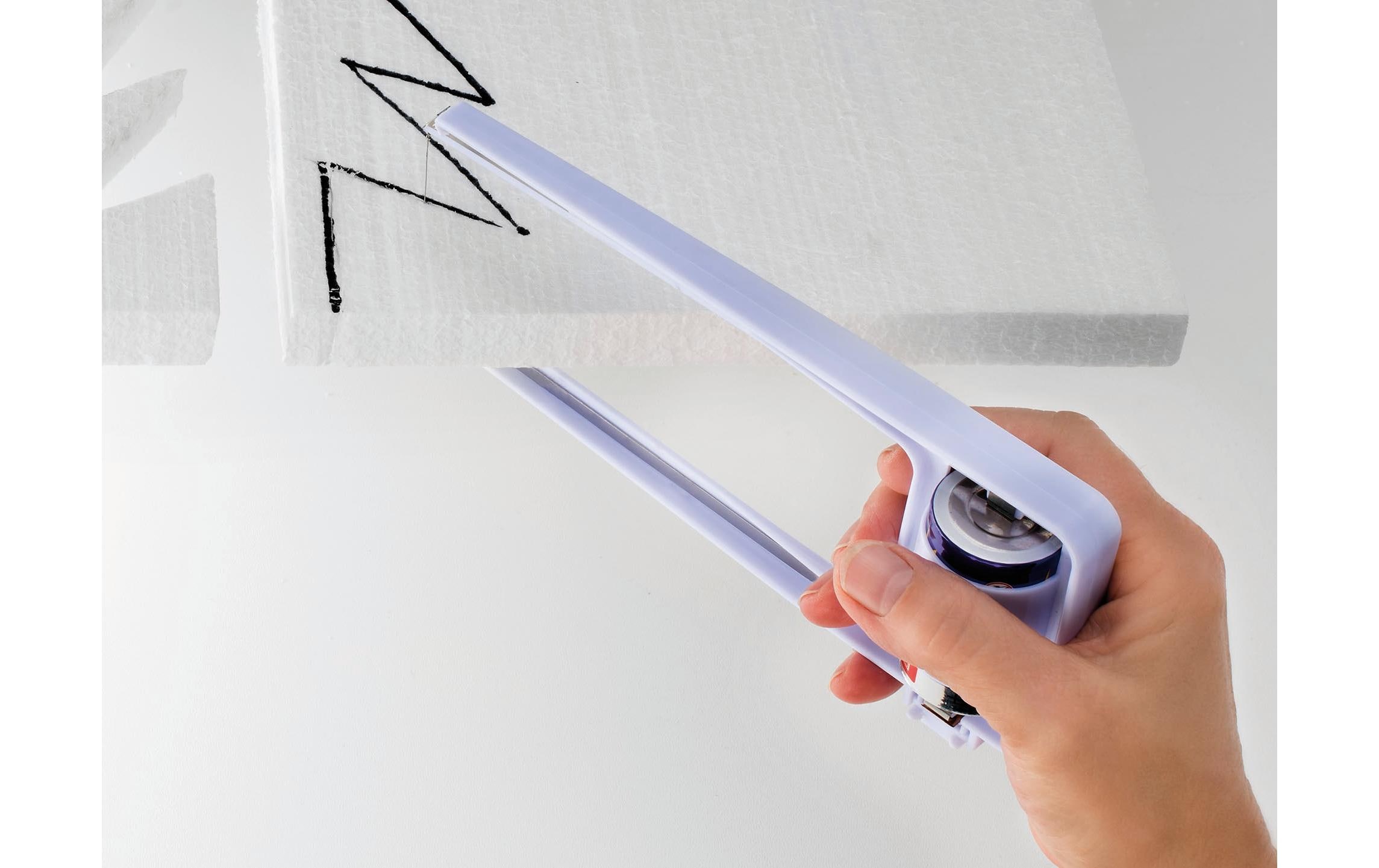 Glorex Styropor Schneider Batteriebetrieb 1.5 V