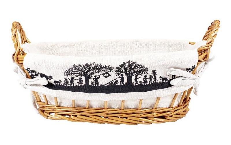 Kadastar Brotkorb Bergchilibi Hellbraun/Schwarz/Weiss