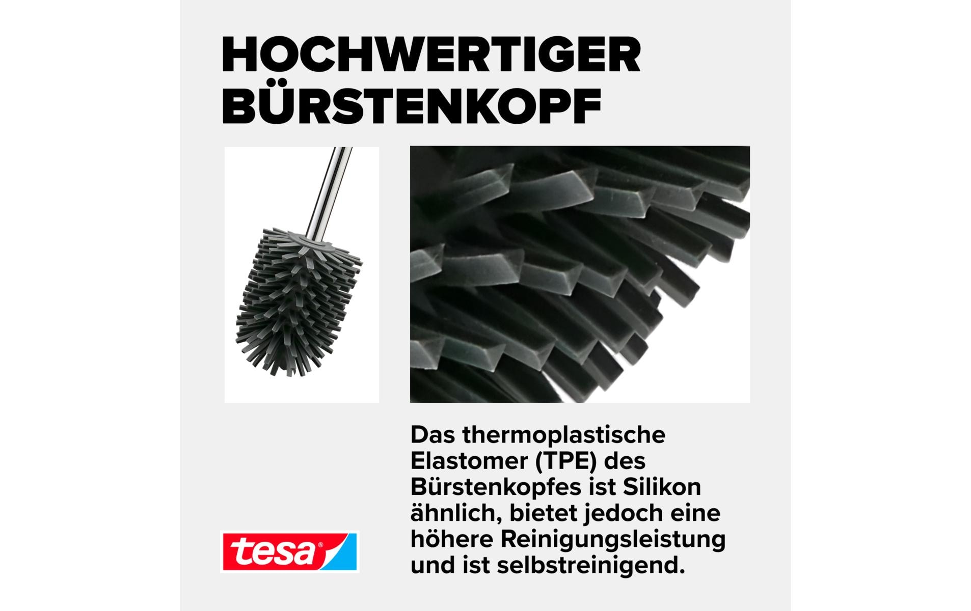 tesa SPARE Schwarz/Silber