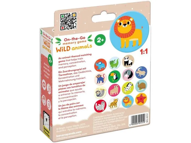Banana Panda Memory On-the-Go Wild Animals Banana Panda Memory On-the-Go Wild Animals