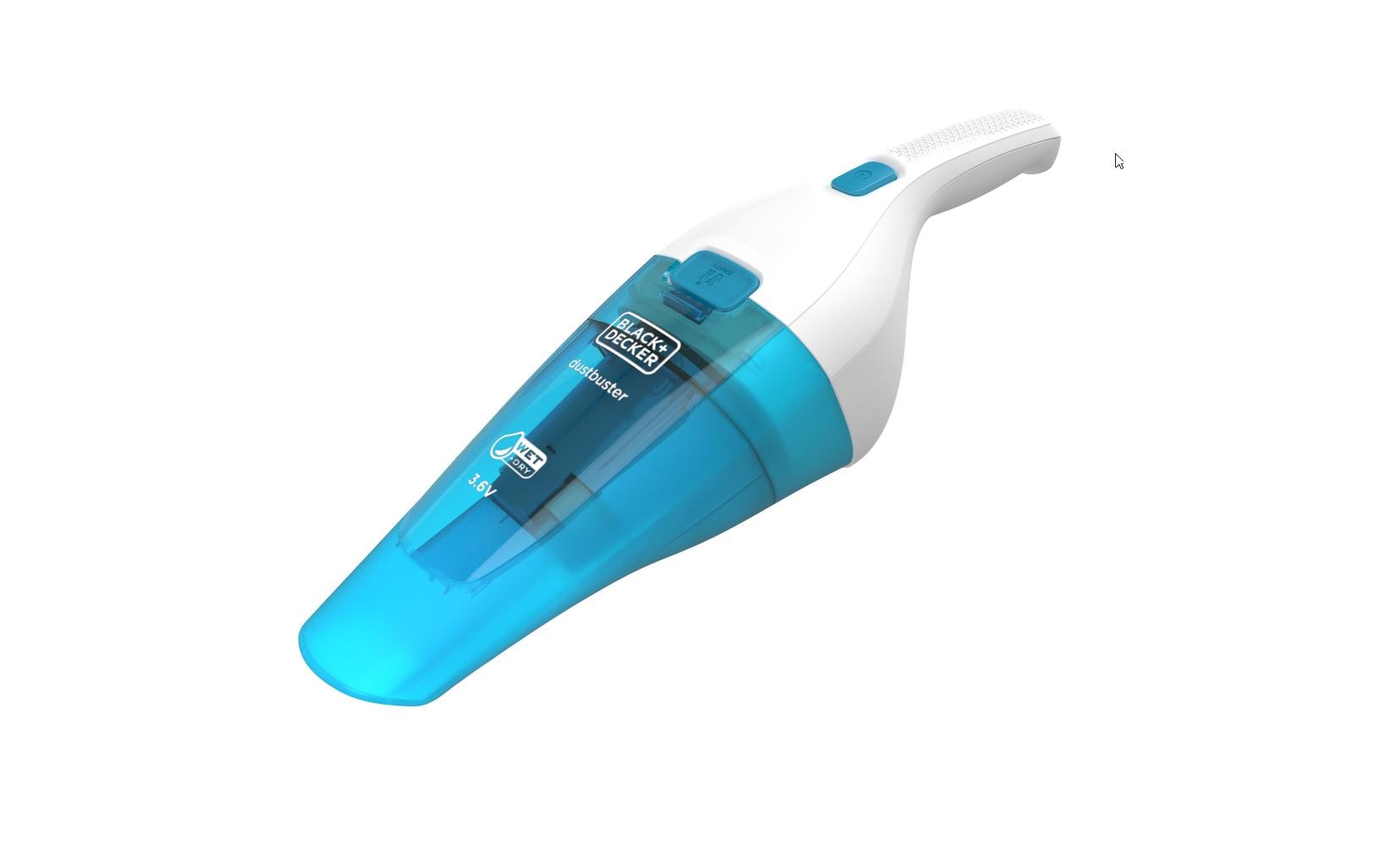 BLACK+DECKER Akku-Handsauger Wet+Dry Dustbuster Blau/Weiss