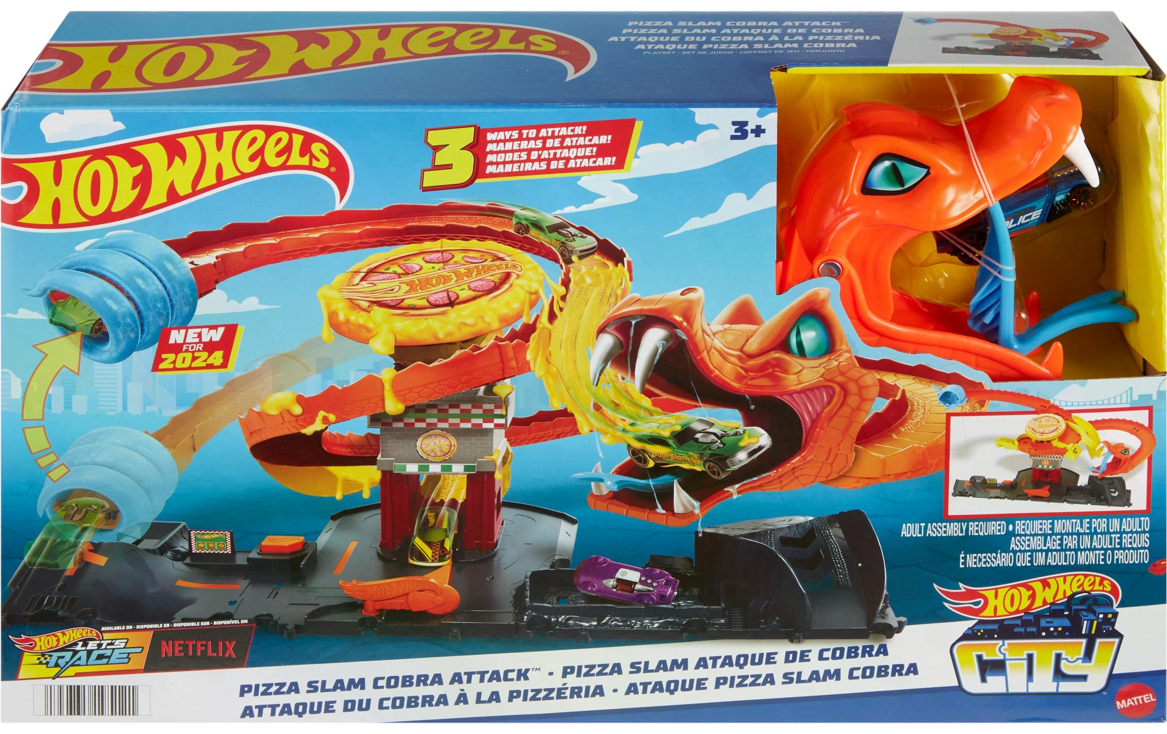 Hot Wheels Hot Wheels City Cobra Slam Pizza Attack