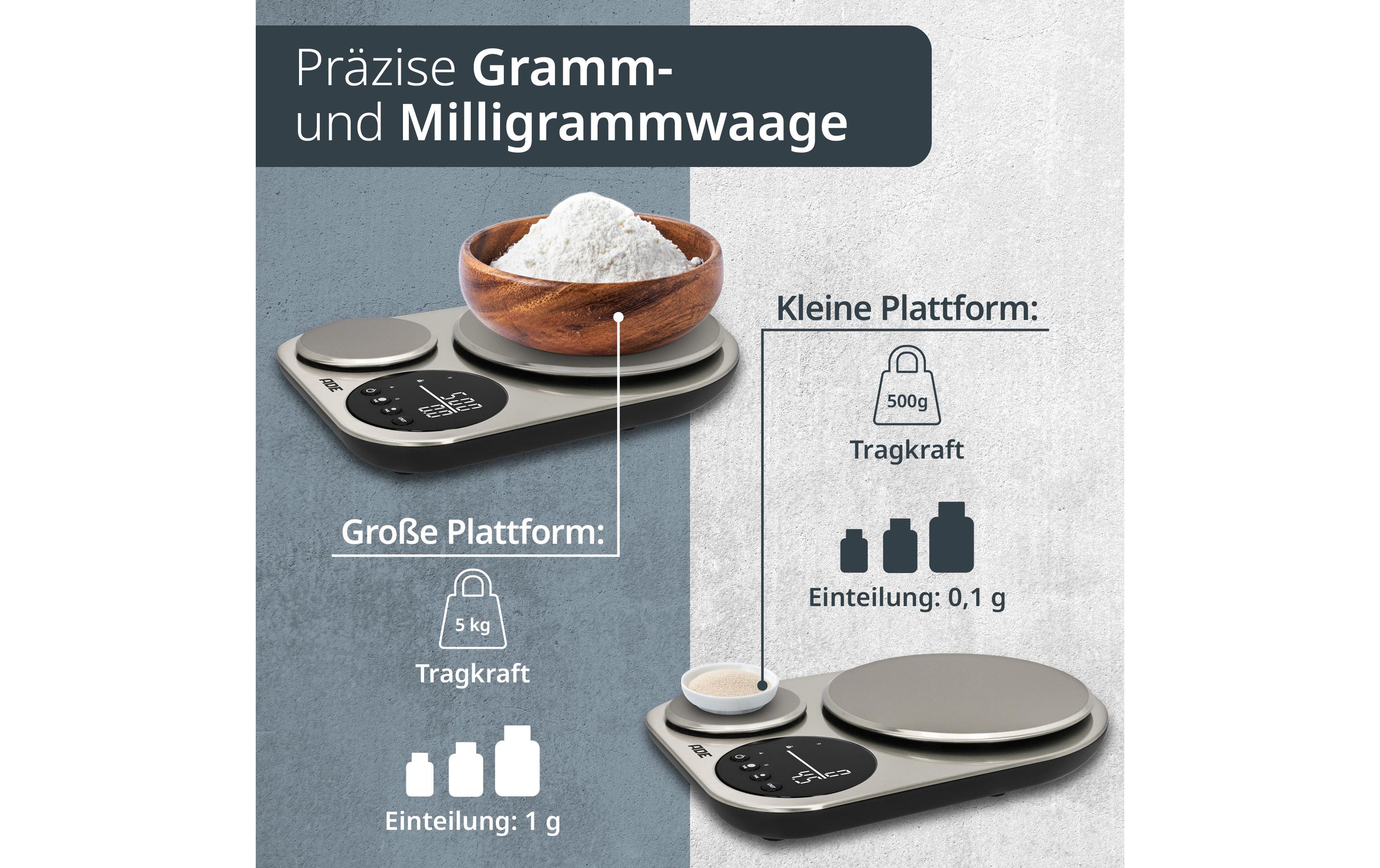 ADE Küchenwaage Isabella Silber