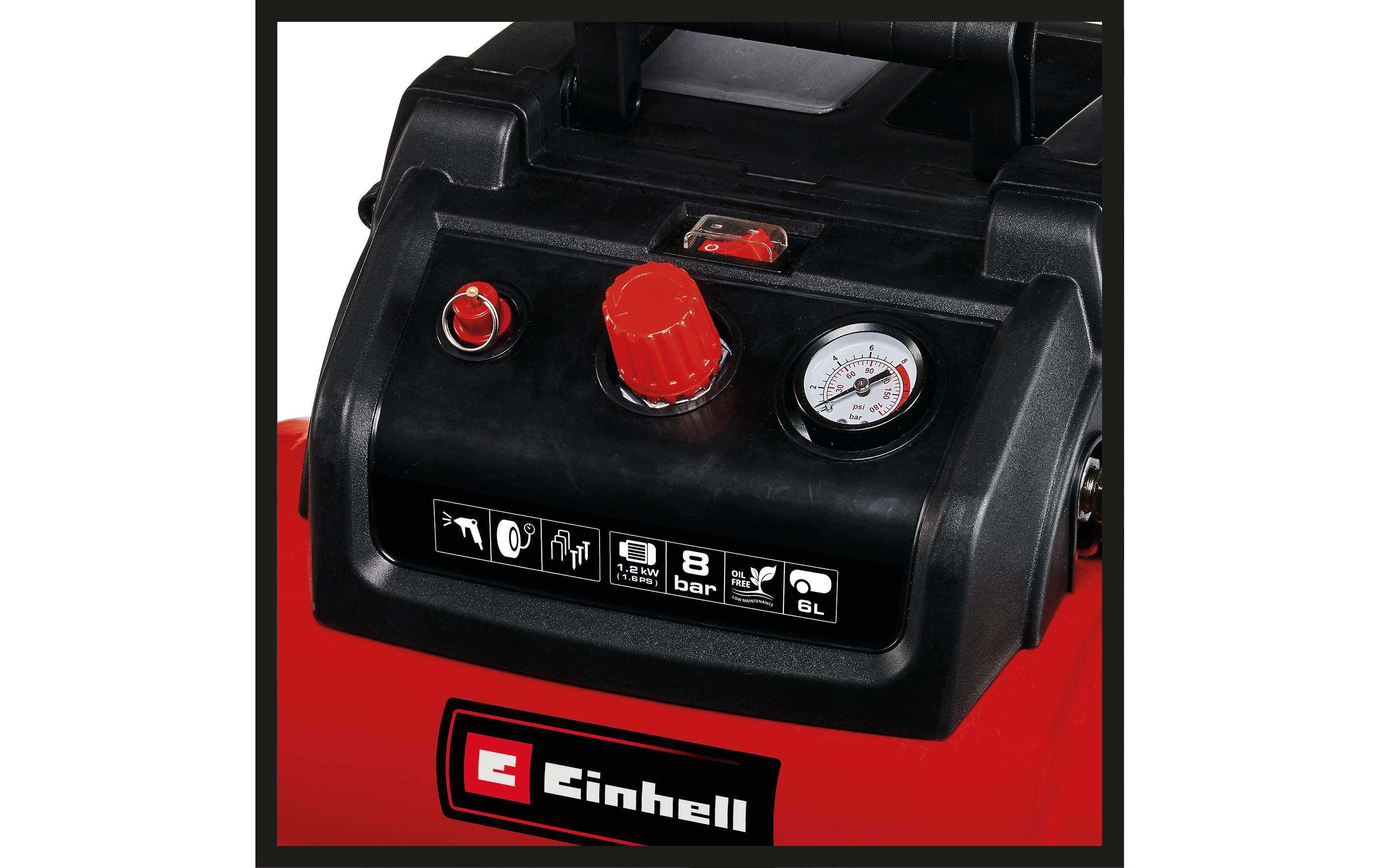 Einhell Kompressor TC-AC 190/6/8 OF Set