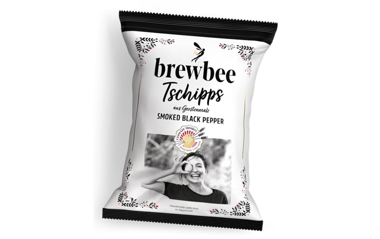 brewbee Tschipps Smoked Black Pepper 90 g brewbee Tschipps Smoked Black Pepper 90 g