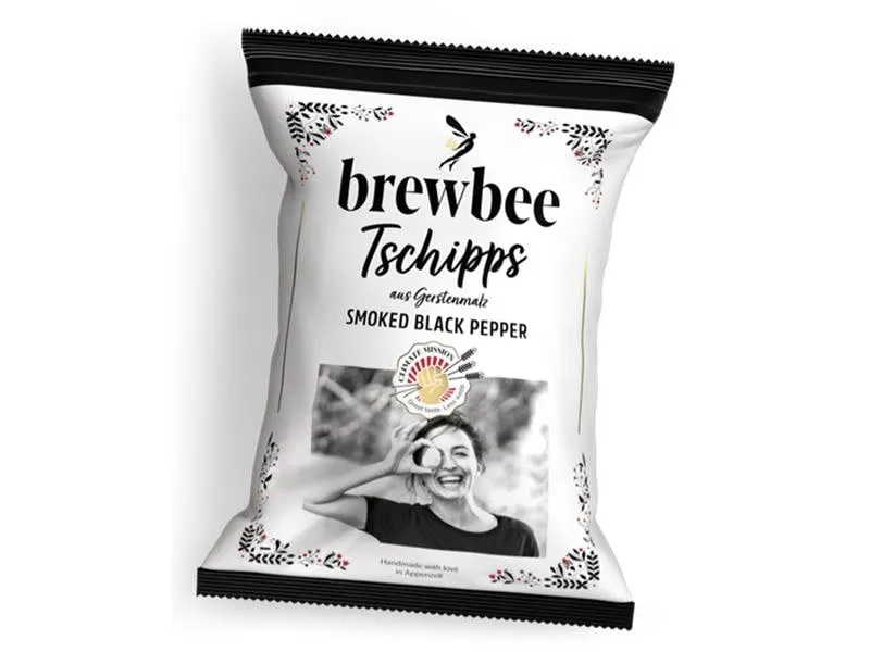 brewbee Tschipps Smoked Black Pepper 90 g brewbee Tschipps Smoked Black Pepper 90 g