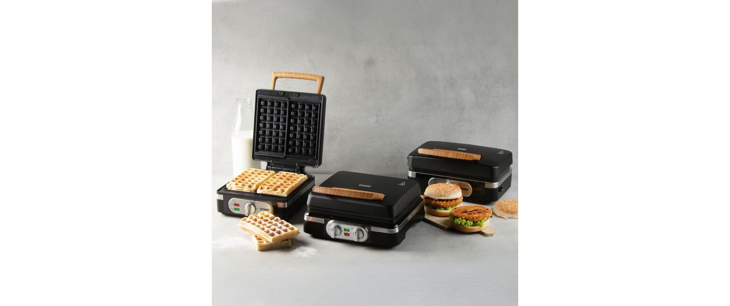 Domo Waffeleisen DO9278C , Schwarz